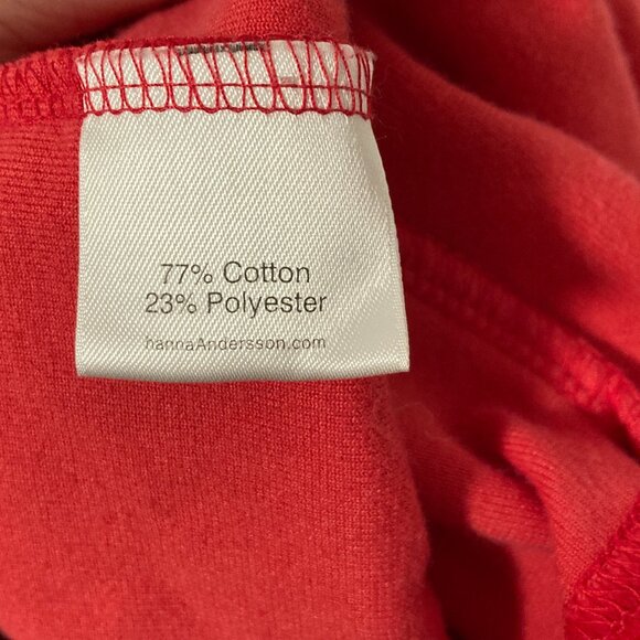 Hanna Andersson Love 2 Twirl Velour Dress Apple Red Size 140 Girls Size 10 - Picture 6 of 7